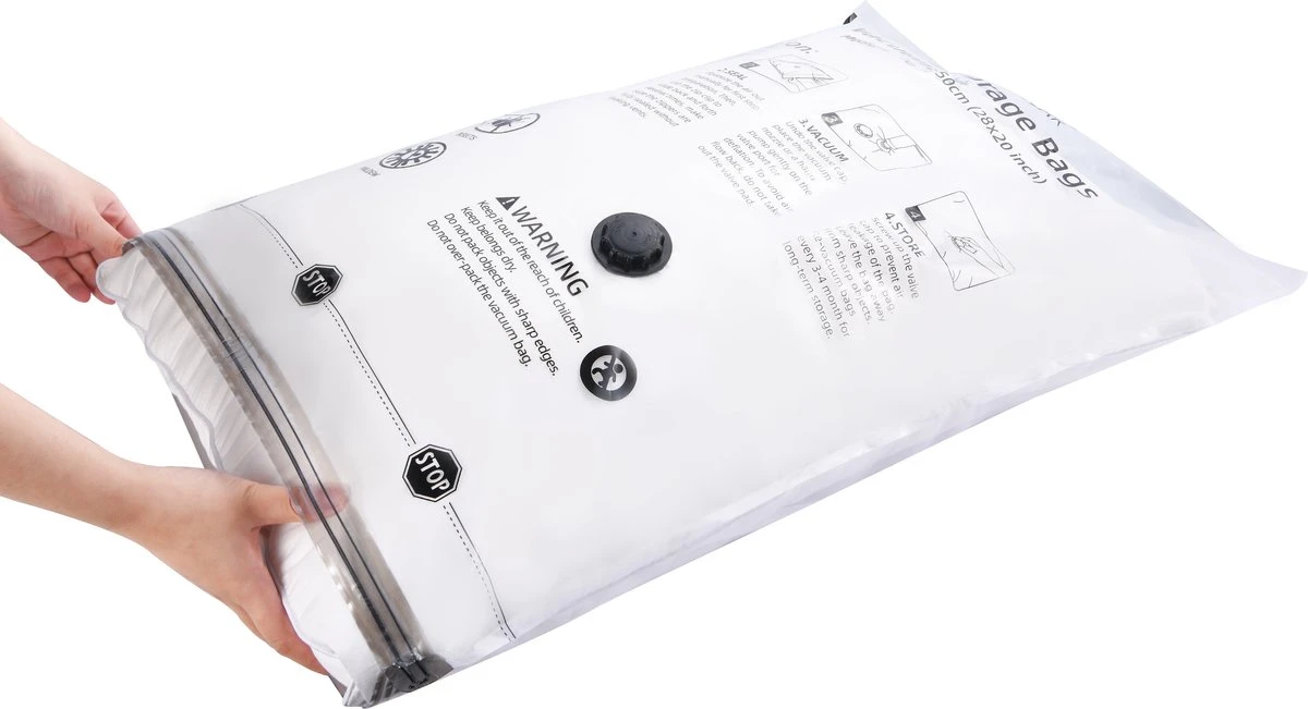 Flextail Gear Vacuüm Opbergzakken Voor Kleding - 80x60 Cm - 4 Stuks 11 Flextail Gear Vacuüm Opbergzakken Voor Kleding - 80x60 Cm - 4 Stuks - Afbeelding 9