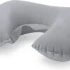 Kussen - Opblaasbaar Nekkussen - Nek - Reis Kussen Fijn Voor In De Trein Vliegtuig Of Auto Vakantie - Grijs