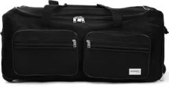 Deuba Reistas Met Trolleyfunctie - 85L - Zwart - Roltas Op Wieltjes -Voyago Winkel 1200x655