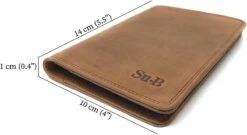 Su.B.dgn Paspoort Hoesje- RFID- Passport Cover- Kaarthouder - Luxe Leer- Bruin -Voyago Winkel 1200x658