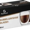 RoyalGoods® Dubbelwandige Glazen – Koffieglazen – 80ML – 6 Stuks – Espresso Glazen -Voyago Winkel 1200x668 3