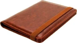 Merkloos Luxe Style RFID Paspoort Hoesje Anti Skim / Paspoorthouder Cognac Bruin -Voyago Winkel 1200x669 2