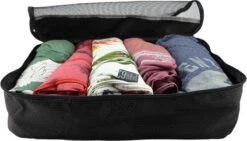 Sunflake Packing Cubes Set - 3 Stuks - Koffer Organizer - Geschikt Voor Handbagage, Backpack & Koffer - Zwart -Voyago Winkel 1200x686 3