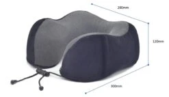 Memory Foam Nekkussen Inclusief Slaapmasker & Oordopjes - Reiskussen - Vliegtuig Kussen - Travel Pillow : Zwart 11 Memory Foam Nekkussen Inclusief Slaapmasker & Oordopjes - Reiskussen - Vliegtuig Kussen - Travel Pillow : Zwart -Voyago Winkel 1200x690 1