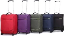 Decent Handbagage Koffer / Trolley / Reiskoffer - 50 Cm - 35 Liter - Polyester - Super-Light - Blauw -Voyago Winkel 1200x692 3