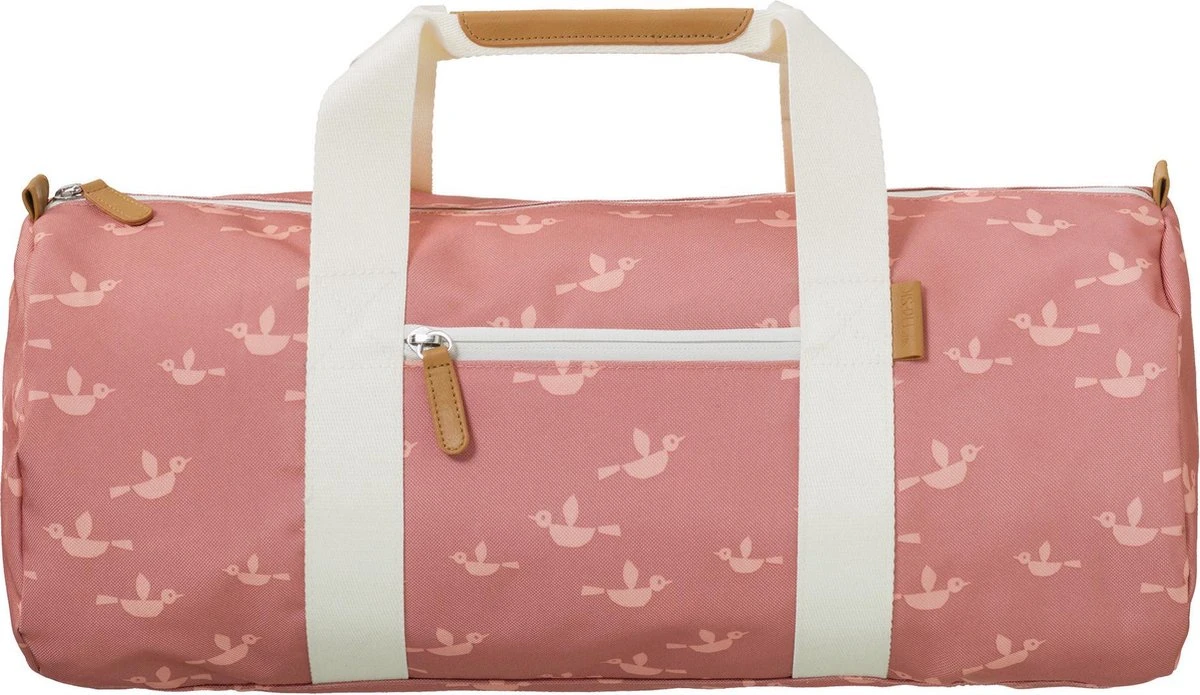 Fresk Weekendtas Birds - Weekendzak - Sporttas - Reistas -turntas - Kinderzak - Roze 3 Fresk Weekendtas Birds - Weekendzak - Sporttas - Reistas -turntas - Kinderzak - Roze