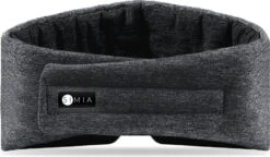 SIMIA™ Supreme 100% Verduisterend Slaapmasker + Opbergzakje - Verstelbaar Oogmasker - Zacht En Ademend - Blinddoek - Donkergrijs -Voyago Winkel 1200x699 2