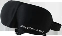 COMFORT SLEEP - 3D Premium Slaapmasker Voor Mannen En Vrouwen Met Innovatieve, Zachte Vorm Voor Goede Verduistering En Vrij Bewegen Van De Ogen. Incl. Oordoppen En Opberg Etui - Zwart - Creating Briliant Ideas -Voyago Winkel 1200x702 2