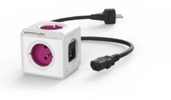 DesignNest PowerCube ReWirable DUO USB Reisstekker - Reis Adapter - 4 Stopcontacten Type E - 2 USB Laders - 4x Wereld Reis Plug - Wit/Grijs - Wereld Stekker -Voyago Winkel 1200x704 2