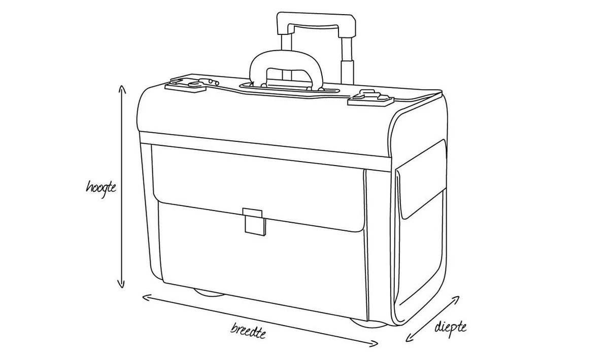 Lightpak Business Laptop Trolley Xray 9 Lightpak Business Laptop Trolley Xray - Afbeelding 7