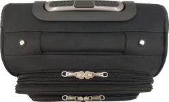 SB Travelbags Bagage Stoffen Koffer 75cm 4 Wielen Trolley - Zwart -Voyago Winkel 1200x729