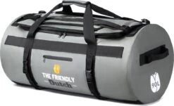 The Friendly Dutch Waterdichte Weekendtas: Grijze/Antraciet Waterdichte Reistassen 90 Liter Voor Zowel Heren Als Dames - Outdoor Waterproof Duffelbag, Zeiltas 90L Met Rugzakfunctie