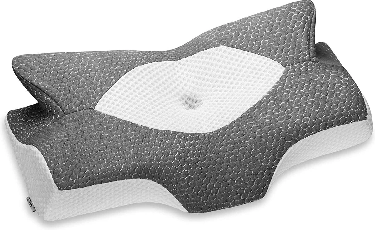 Elviros Cervicaal Orthopedisch Kussen Van Traagschuim, Uitneembaar Ergonomisch Nekkussen Voor Nek- En Schouderpijn, Neksteunkussen Voor Zijslapers, 64 X 12,5 / 10,5 X 42 Cm 4 Elviros Cervicaal Orthopedisch Kussen Van Traagschuim, Uitneembaar Ergonomisch Nekkussen Voor Nek- En Schouderpijn, Neksteunkussen Voor Zijslapers, 64 X 12,5 / 10,5 X 42 Cm - Afbeelding 2