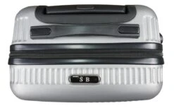 Handbagage Koffer 51cm 4 Wielen Trolley - Zilver -Voyago Winkel 1200x741 1