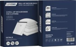 Luvego Vacuüm Opbergzakken Oprolzakken Voor Kleding En Dekbedden - 12 Vacuüm Handrolzakken -Voyago Winkel 1200x743 3