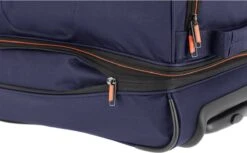 Travelite Basics Wheeled Duffle 55cm Expandable Navy/Orange -Voyago Winkel 1200x745 6