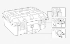 Basetech Outdoor-koffer IP67 (l X B X H) 240 X 195 X 112 Mm Zwart 1310218 -Voyago Winkel 1200x751 4