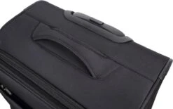 Decent D-Upright Handbagage Koffer - 55 Cm - TSA Slot - Zwart -Voyago Winkel 1200x753