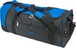 Princess Traveller Amalfi - Opvouwbare Weekendtas - 85L - Zwart / Blauw - Reistas Met Wielen -Voyago Winkel 1200x759