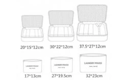 Packing Cubes Set - Koffer Of Tas Organizer - Inpak Zakken - Roze 9 Packing Cubes Set - Koffer Of Tas Organizer - Inpak Zakken - Roze -Voyago Winkel 1200x761 4