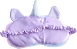 Slaapmasker Kinderen – Unicorn - Eenhoorn - Soft Pluche & Silk - Paars - Roze -Voyago Winkel 1200x764 2