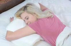 Elviros Cervicale Contour Memory Foam Kussen Voor Nekpijn Orthopedisch Nekkussen Voor Schouderpijn Ergonomisch Hoofdneksteunkussen Voor Zij-/Rug/Buikslapers Met Afneembare Hoes (Wit) -Voyago Winkel 1200x772 4