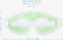 Navaris Set Van 2 Oogmaskers - Herbruikbare Gelmaskers Voor Koud Of Warm Gebruik - Verwarmend Of Verkoelend Voor De Ogen - Hot Cold Oogmasker In Groen -Voyago Winkel 1200x774 1