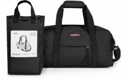 Eastpak COMPACT + Reistas, 23 Liter - Black -Voyago Winkel 1200x774