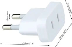 Wereldstekker USA Naar EU - Wit -Voyago Winkel 1200x776 5