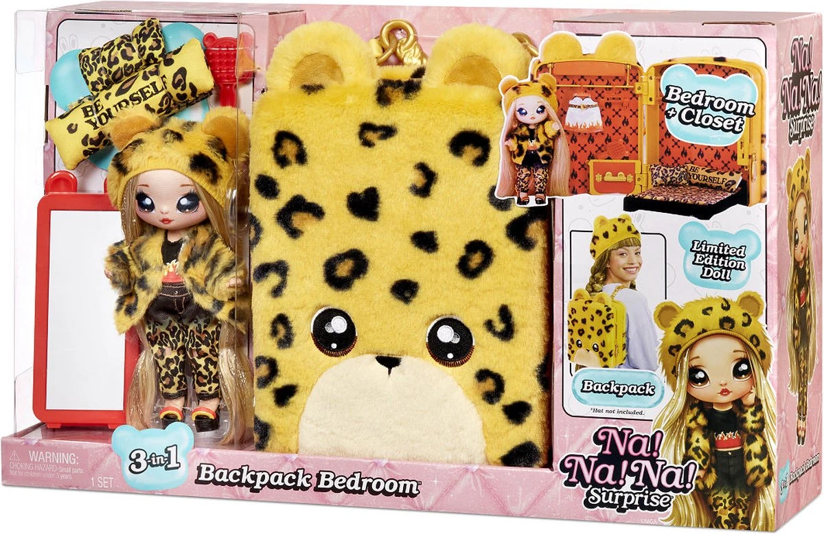 Na! Na! Na! Surprise 3-in-1 Backpack Bedroom - Jennel Jaguar 3 Na! Na! Na! Surprise 3-in-1 Backpack Bedroom - Jennel Jaguar
