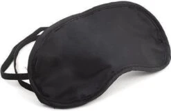 Merkloos Zwart Oogmasker / Slaapmasker