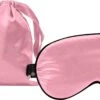SIMIA™ Premium Zijden Slaapmasker + Opbergzakje - 100% Verduisterend Oogmasker - Verstelbaar - Blinddoek - Zijdezacht - Anti-Rimpel - Cadeau Tip - Roze -Voyago Winkel 1200x786 7