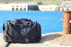 Yakfield - Reistas - Weekendtas - Kado - Dames En Heren - Canvas - Vintage Zwart Antraciet Grijs - Compact Middelgroot Model - 35 Liter Duffelbag - 5 Opbergvakken - 52x30x20 Cm -Voyago Winkel 1200x800 124