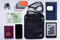 Groene Berg Nektasje - Reistas - Paspoorthouder Met RFID Blokkering - Reisportemonnee - Zwart -Voyago Winkel 1200x800 130