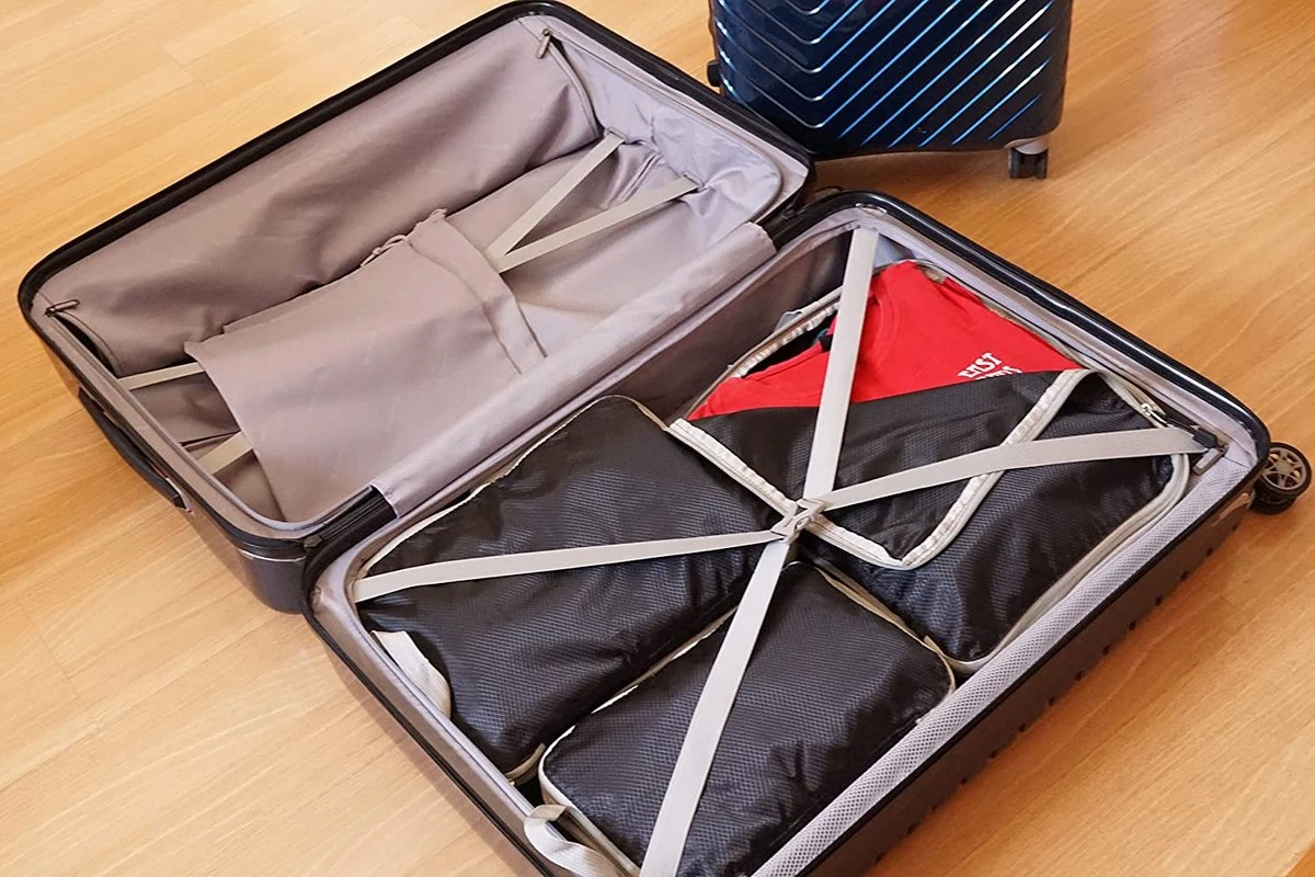 KULIVING Packing Cubes Compression Packing Cubes Compression Packing Cubes Als Kofferorganizer, 3-delige Set Compressiezakken Van Nylon, Zwart, Ultralicht En Waterdicht 5 KULIVING Packing Cubes Compression Packing Cubes Compression Packing Cubes Als Kofferorganizer, 3-delige Set Compressiezakken Van Nylon, Zwart, Ultralicht En Waterdicht - Afbeelding 3