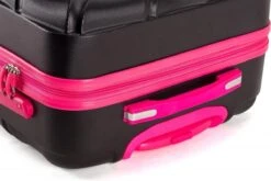 Decent Lumi Fix Handbagage Koffer - 55 Cm - Black/Pink -Voyago Winkel 1200x800 45