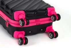 Decent Lumi Fix Handbagage Koffer - 55 Cm - Black/Pink -Voyago Winkel 1200x800 47