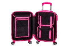Decent Lumi Fix Handbagage Koffer - 55 Cm - Black/Pink -Voyago Winkel 1200x800 49