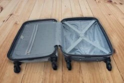 MuchoWow® Koffer - Marmer - Groen - Lijn - Past Binnen 55x40x20 Cm En 55x35x25 Cm - Handbagage - Trolley - Fotokoffer - Cabin Size - Print -Voyago Winkel 1200x800 69