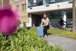 CarryOn Steward TSA Reiskoffer - 65cm Trolley Met Kliksloten - Dubbele Wielen - Blauw -Voyago Winkel 1200x800 90