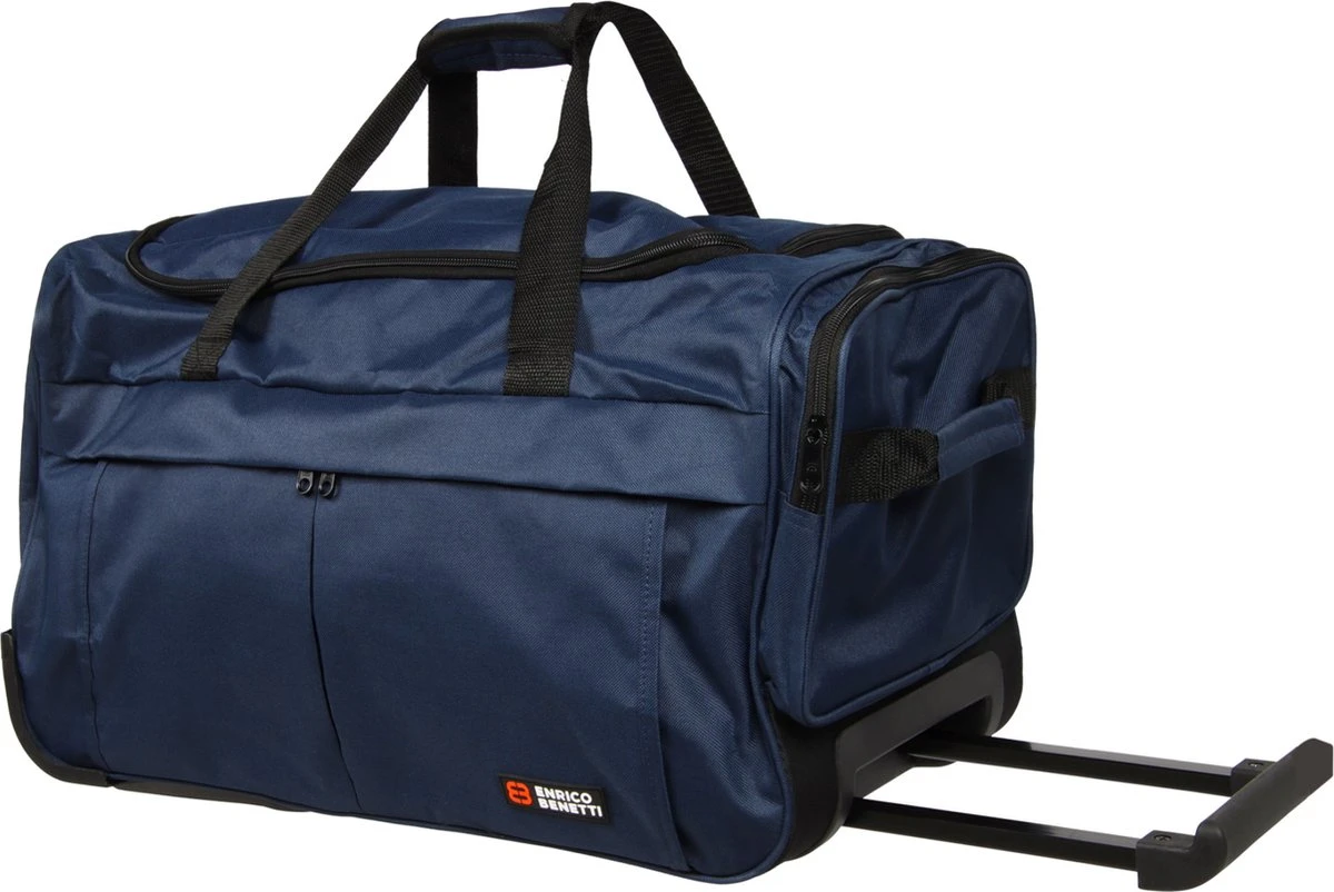 Enrico Benetti Amsterdam 35325 Wieltas S - 49 Liter - Blauw 4 Enrico Benetti Amsterdam 35325 Wieltas S - 49 Liter - Blauw - Afbeelding 2