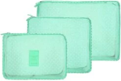 Koffer Organizer – Set Van 6 – Travelsky Packing Cubes Set – Inpak Zakken – Travel Bag 6 Delig - Groen -Voyago Winkel 1200x807 6