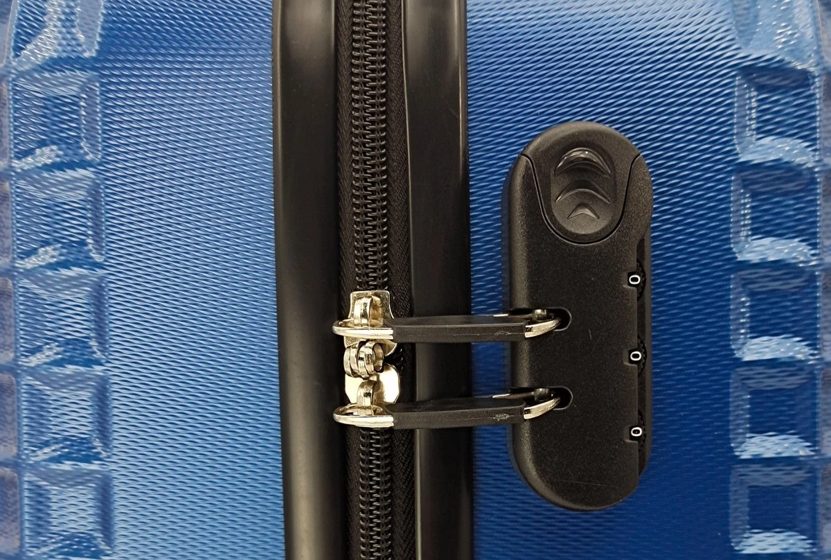 SB Travelbags Handbagage Koffer 51cm 4 Wielen Trolley - Blauw 12 SB Travelbags Handbagage Koffer 51cm 4 Wielen Trolley - Blauw - Afbeelding 10