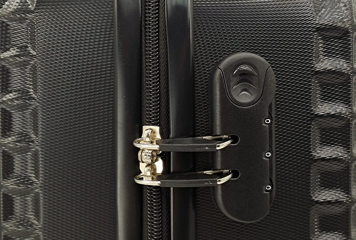 SB Travelbags Handbagage Koffer 55cm 4 Wielen Trolley - Zwart 6 SB Travelbags Handbagage Koffer 55cm 4 Wielen Trolley - Zwart - Afbeelding 4