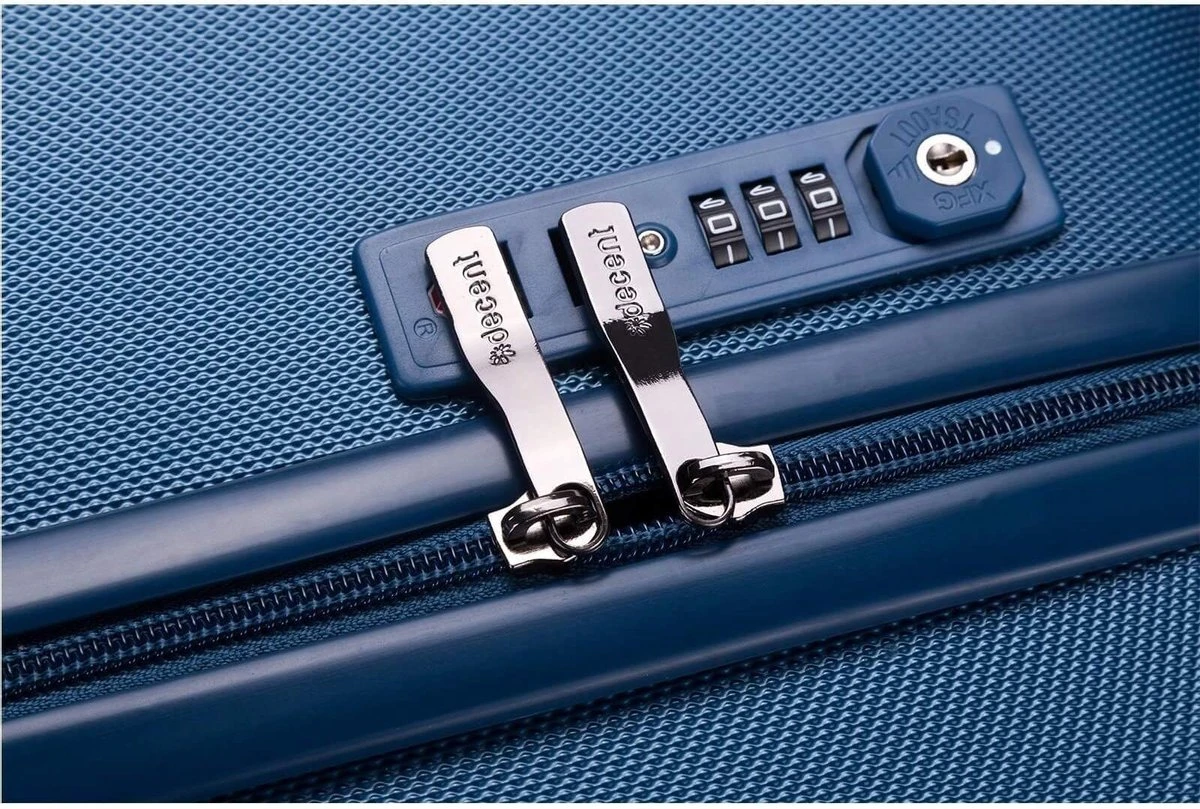 Decent Tranporto-One Handbagage Koffer - 55 Cm - TSA Slot - Dark Blue 10 Decent Tranporto-One Handbagage Koffer - 55 Cm - TSA Slot - Dark Blue - Afbeelding 8