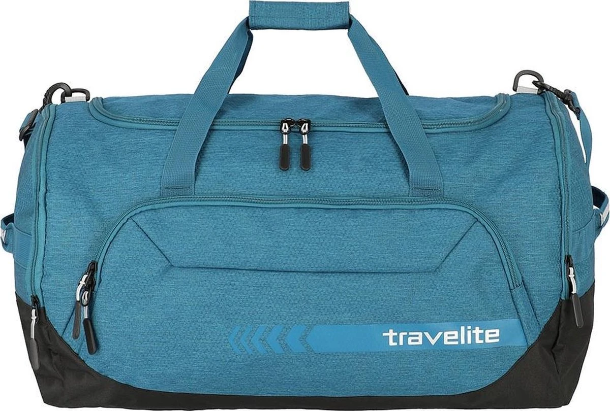 Travelite Reistas / Weekendtas - 34 X 60 X 36 Cm - 73 Liter - Kick Off - Blauw 3 Travelite Reistas / Weekendtas - 34 X 60 X 36 Cm - 73 Liter - Kick Off - Blauw