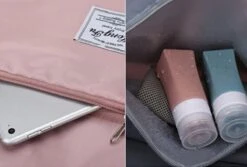 Merkloos Opvouwbare Handbagage Reistas – Opvouwbaar Tot 28 X 18 Cm – Paars -Voyago Winkel 1200x813 55