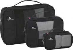 Eagle Creek Pack-It Original Cube Set XS/S/M Packing Cube 10.5 L (Cube M), 5 L (Cube S), 1.2 L (Cube XS) - Zwart