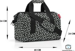 Reisenthel Allrounder M Reistas Sporttas - 18L - Signature Black Zwart -Voyago Winkel 1200x825 1