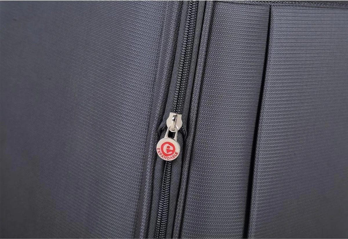 Decent D-Upright Large Koffer - 76 Cm Expandable - TSA Slot - Grijs 10 Decent D-Upright Large Koffer - 76 Cm Expandable - TSA Slot - Grijs - Afbeelding 8